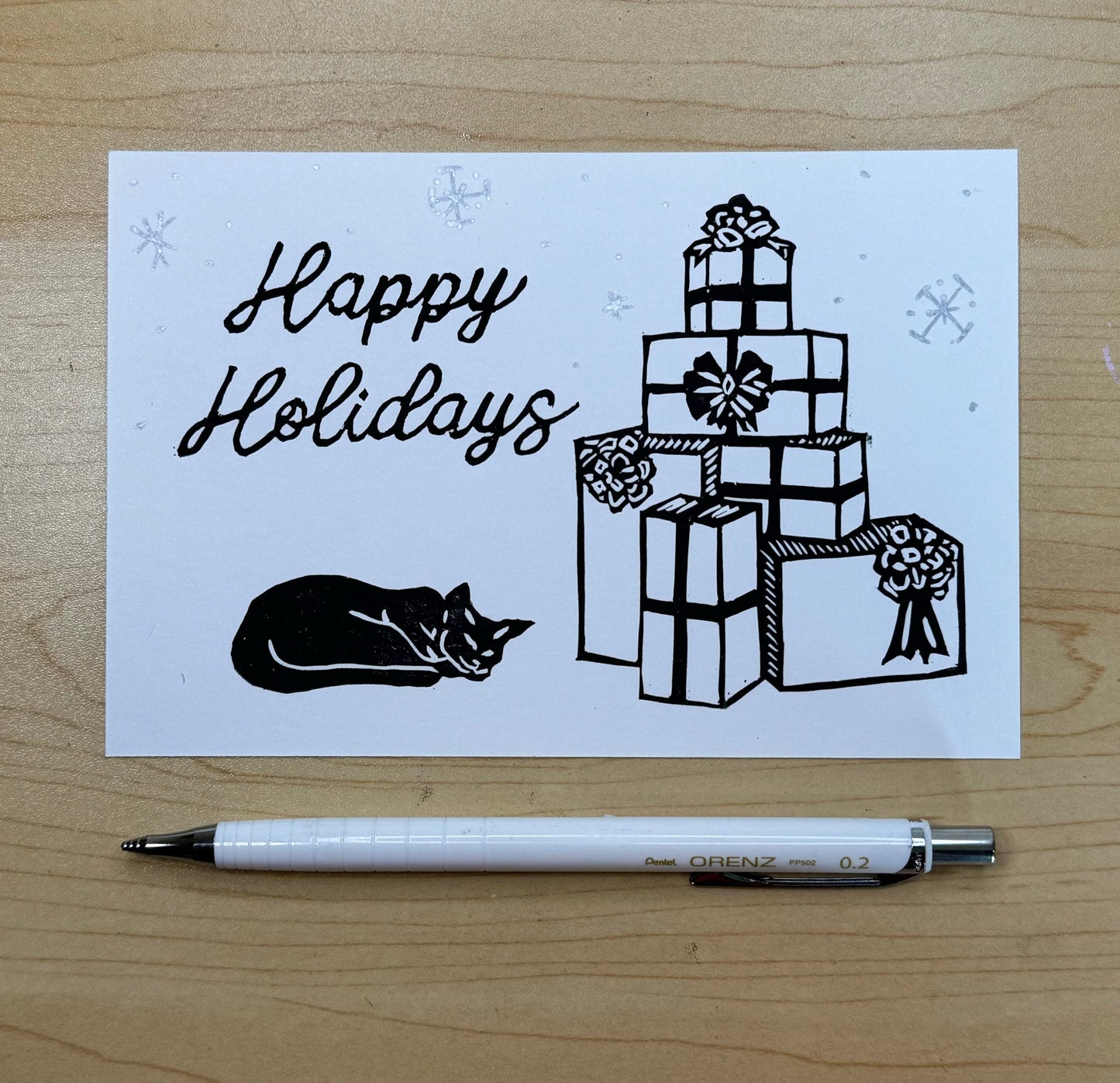 Happy Holidays Postcard