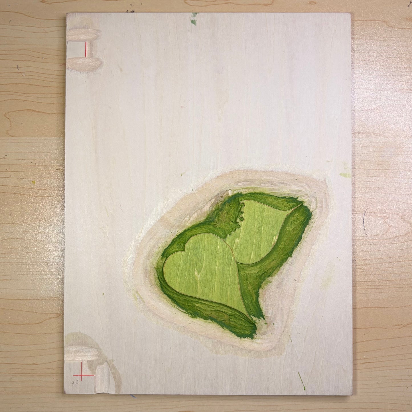 Lilac - Traditional Mokuhanga Print (Size A4)